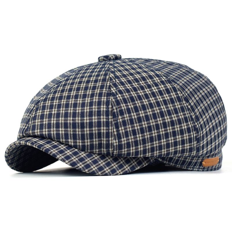 Spring Summer Plaid Newsboy Ca - Newsboy Cap Ivy ulasan dan harga