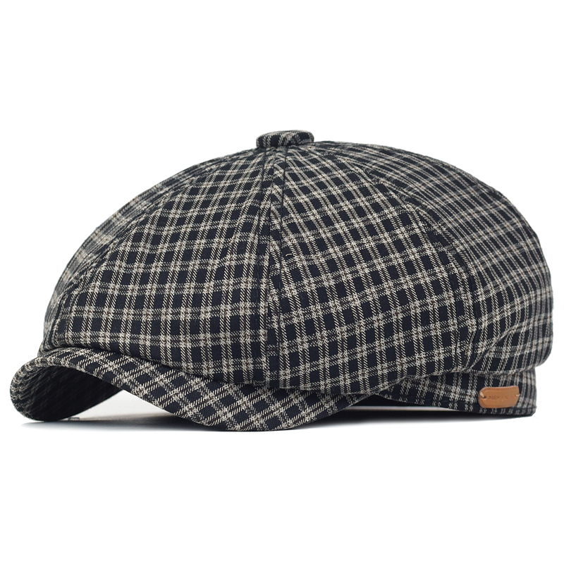 Spring Summer Plaid Newsboy Ca - Newsboy Cap Ivy ulasan dan harga