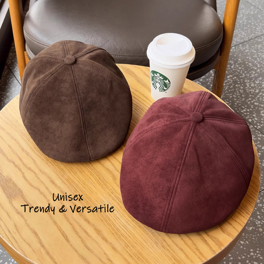 Vintage Suede Newsboy Cap Men  - Newsboy Cap Ivy ulasan dan harga