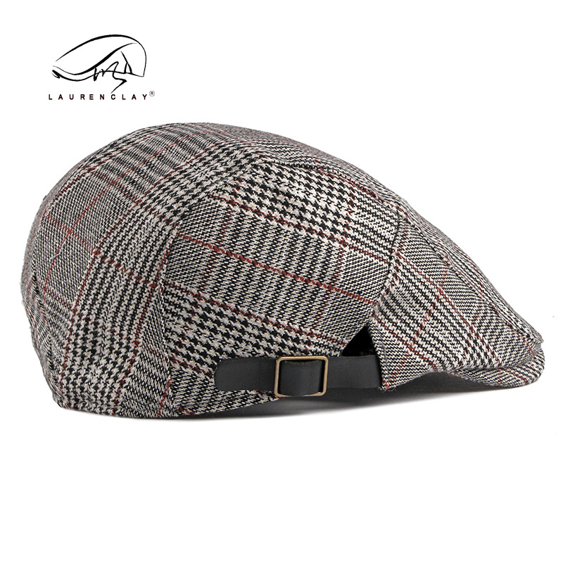 Men's Newsboy Cap Ivy Cotton F - Snapback Hat Flat ulasan dan harga